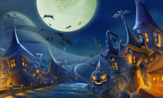 Spooky Halloween Background Wallpaper