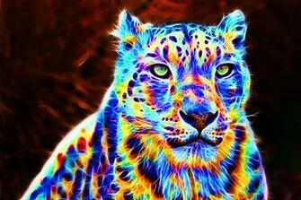 Pin Fractal Cheetah Wallpaper