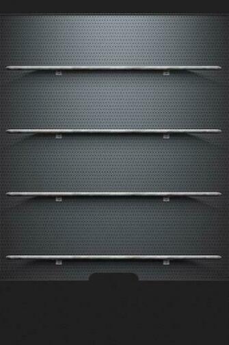 Shelf Design Home Screen Wallpaper For iPhone 3gs 4s