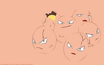 Exeggcute Minimal Pokemon Generation I HD Wallpaper