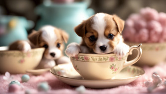 Teacup Puppies Wallpaper
