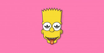 Live Life The Dope Simpsons Way Wallpaper