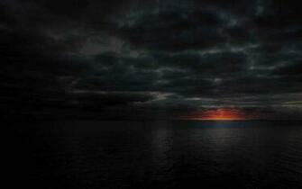 Dark Sunset Wallpaper