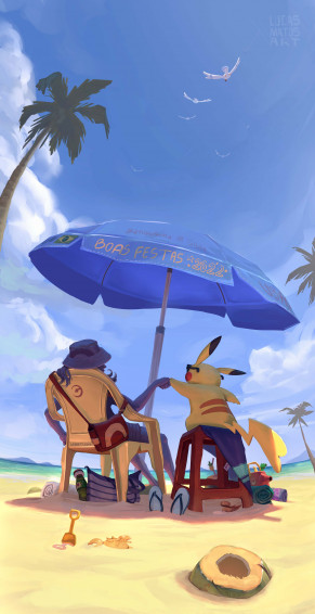 Oc Pok Mon Go Personal Project Fanart Holidays Loading Screen
