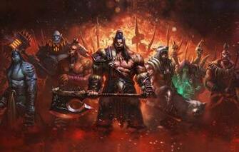 Wallpaper Fantasy Weapons Wolf Art Orc Fang Liang Xing