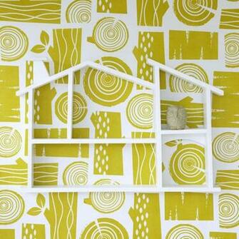 Logpile Wallpaper By Roddy Ginger Notonthehighstreet