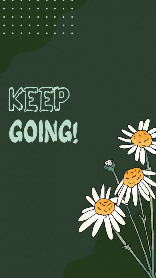 Green Daisy Wallpaper