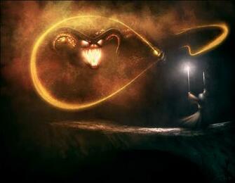 Gandalf Vs The Balrog By Yamoshi