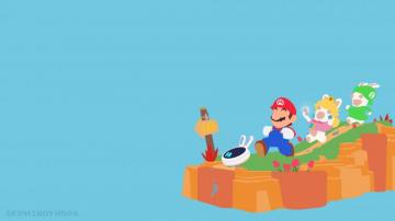 I Made A Mario Rabbids Minimalist Wallpaper 4k Nintendoswitch