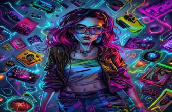 Geek Girl Wallpaper