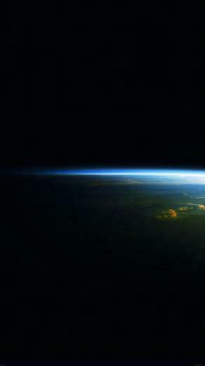 Earth At Night Horizon Space Android Wallpaper
