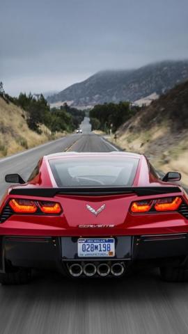 Red Chevrolet Corvette Stingray Motion