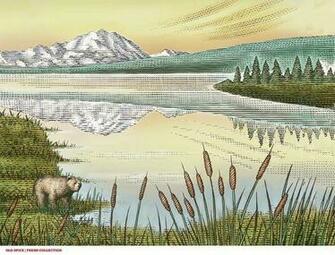 Old Spice Packing Background Illustrati