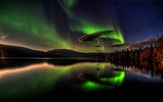 Wallpaper Aurora Borealis Beautiful