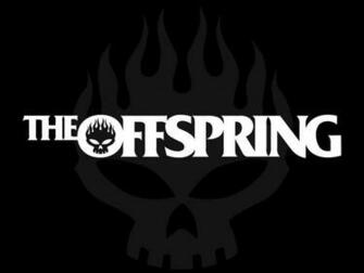 Wallpaper The Offspring Name Symbol Skull