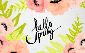 Spring Background For Wallpaper White With