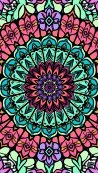 Mandala Coloring Wallpaper