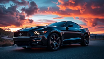 Black Mustang Wallpaper