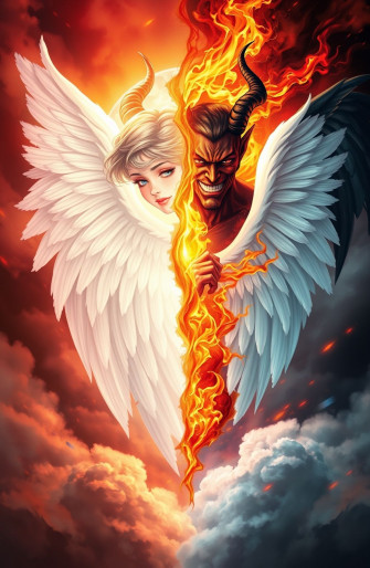 Angel And Devil Wallpaper