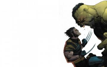 Hulk Vs Wolverine Marvel Wallpaper Desktop