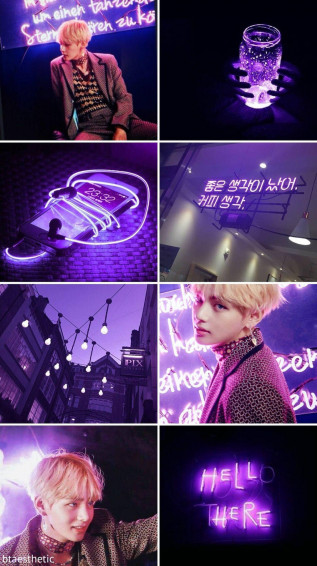 Bts Purple Aesthetic Wallpaper