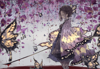 Shinobu Kochou HD Wallpaper By