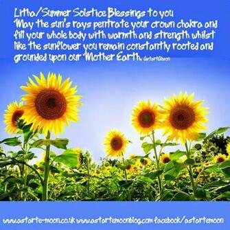 Litha Summer Solstice Blessings To You May The Sun S Rays
