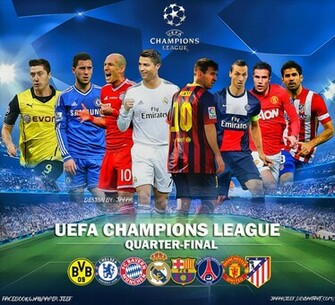 Uefa Champions League Quarter Final By Jafarjeef