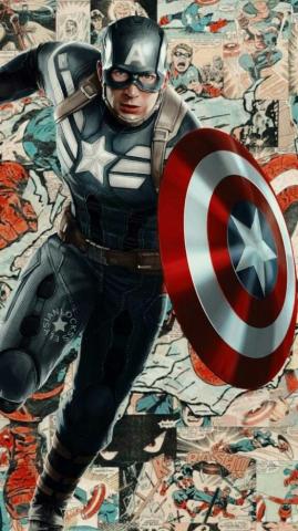 Captain Am Rica Vintage Marvel Comics Wallpaper America
