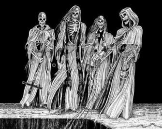 Beherit Skull Drawing Knife Evil Scary