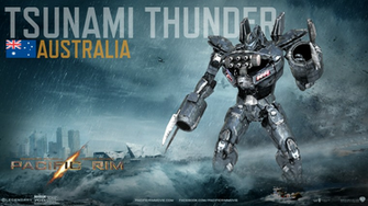 Tsunami Thunder Computer Wallpaper Desktop Background