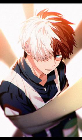 Todoroki Shouto Boku No Hero Academia Mobile Wallpaper