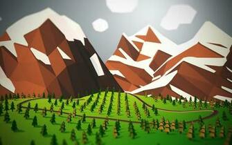 Android Wallpaper Low Poly Art