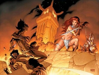 Red Sonja Femme Fatales Wallpaper