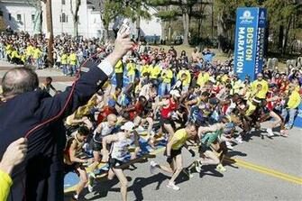 Boston Marathon Finish Line