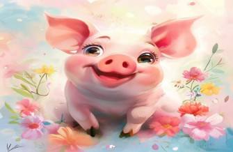 Cute Pig Wallpaper