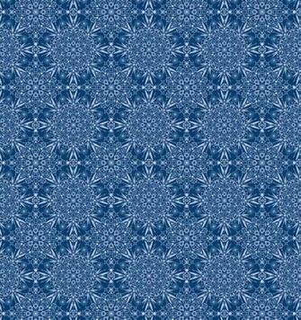 Tiled Medallion Blue Wall Art Contemporary Wallpaper By Murals