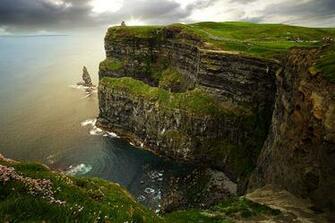 Image Ireland Galway Rock Nature Moss Coast
