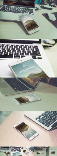 Graphic Web Design Resources iPhone Plus Psd Mockup Templates