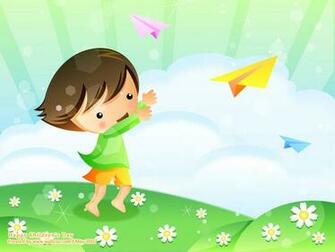 Children S Day Wallpaper Greetings Kids Fun Drawing Art Cartoon