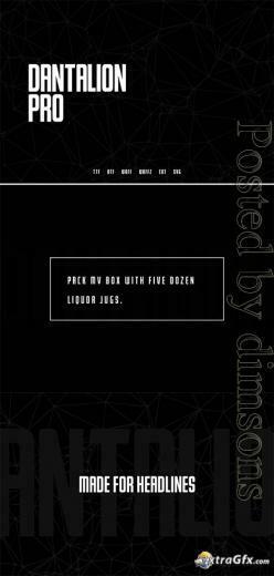 Dantalion Modern Typeface Webfonts Xtragfx Creating The