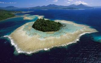 Paradise Island Wallpaper Stock Photos