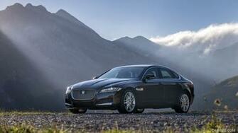 Jaguar Xf Portfolio Aurora Red Front HD Wallpaper
