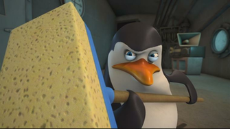 Epic Private Fighting Pose Penguins Of Madagascar Image