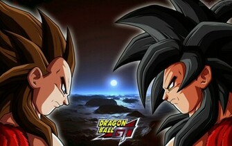 Papel De Parede Goku E Vegeta Dragon Ball Gt