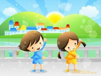 Children S Day Powerpoint Background And Wallpaper Ppt Garden