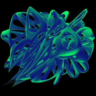 Skew Warped 3d Shapes In Abstract Stock Art By Chroma