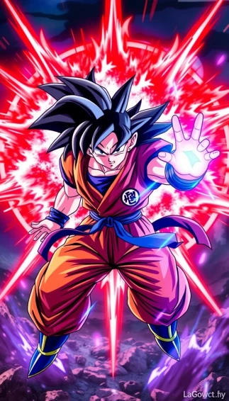 Goku Kaioken Mobile Wallpaper