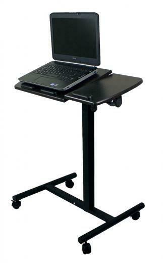 Image Portable Rolling Laptop Desk Table Pc Android iPhone