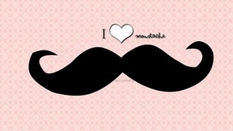 Cute Mustache Desktop Wallpaper